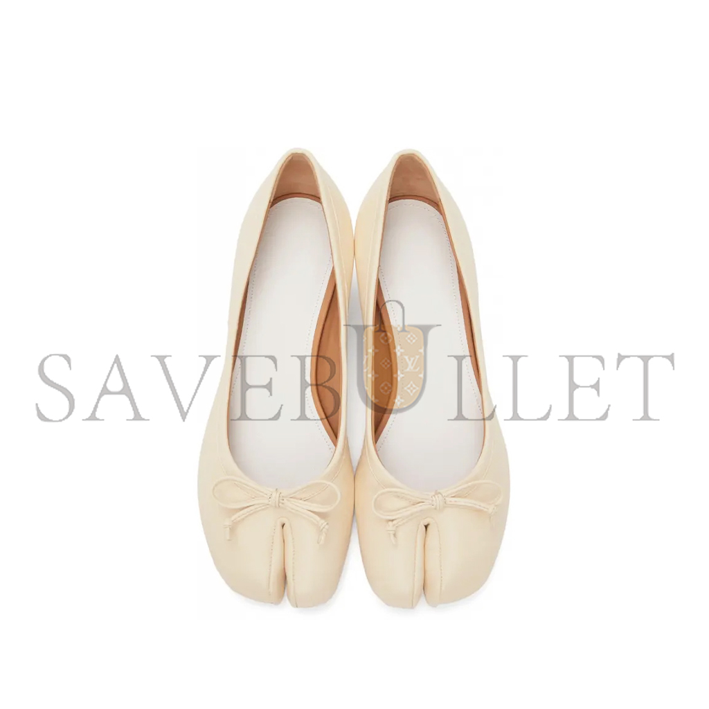 MAISON MARGIELA TABI LEATHER BALLET PUMPS S58WZ0044P3753